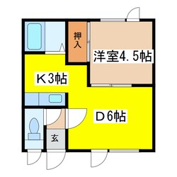 鈴木マンション１の物件間取画像